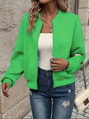 Sienna | Women's Textured Zip-Up Cardigan