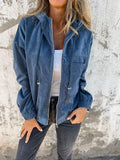 Elena | Women's Corduroy Hooded Jacket
