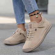 Nadia | Women's Stitched Sole Lace-Up Trainers