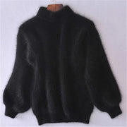 Anastasia | Women's Fluffy Knit Turtleneck Jumper