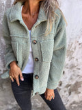 Matilda | Women's Borg Button-Up Shacket
