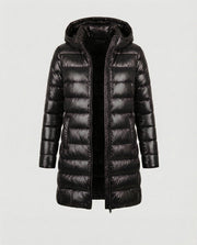 Elena | Women's Longline Hooded Puffer Jacket