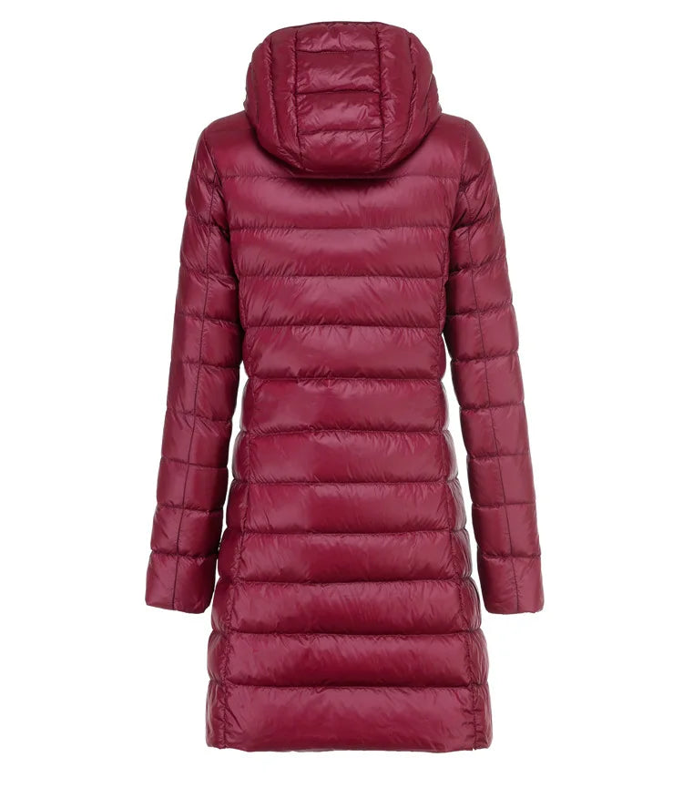 Stassie | Women's Hooded Longline Puffer Coat
