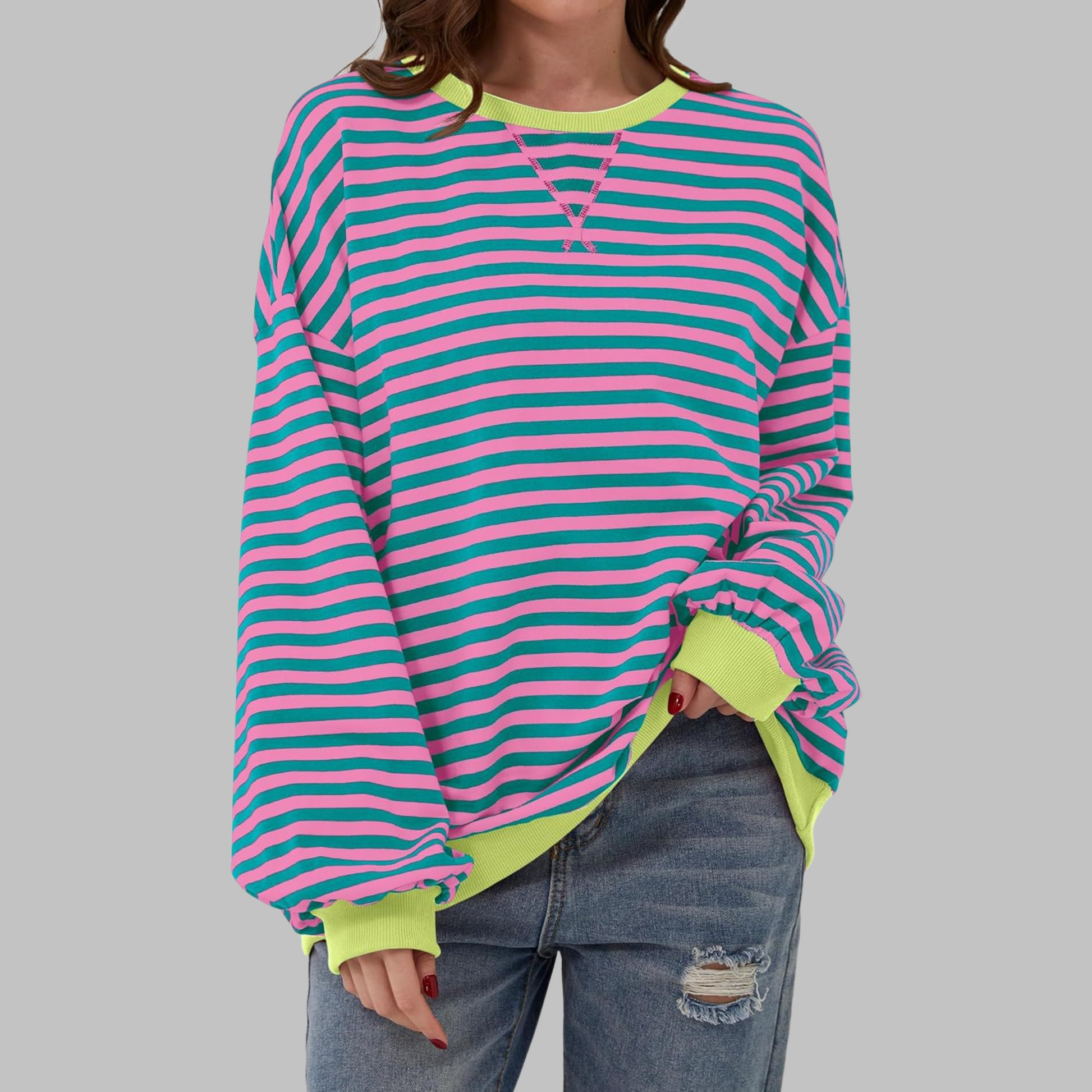 Lili | Women's Striped Sweatshirt