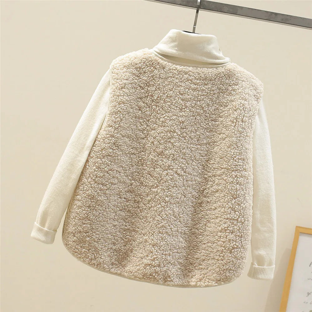 Thea | Sherpa Fleece Gilet
