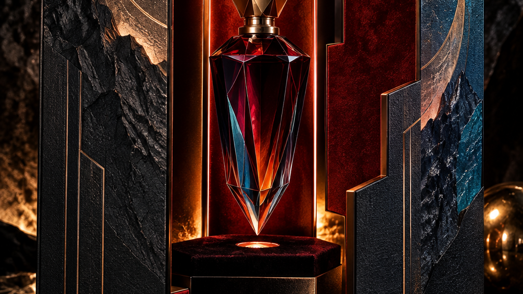 Luxury Perfume Bottle Presentation Box Design