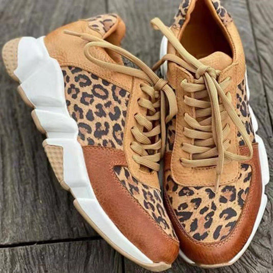 Stella | Leopard Print Trainers