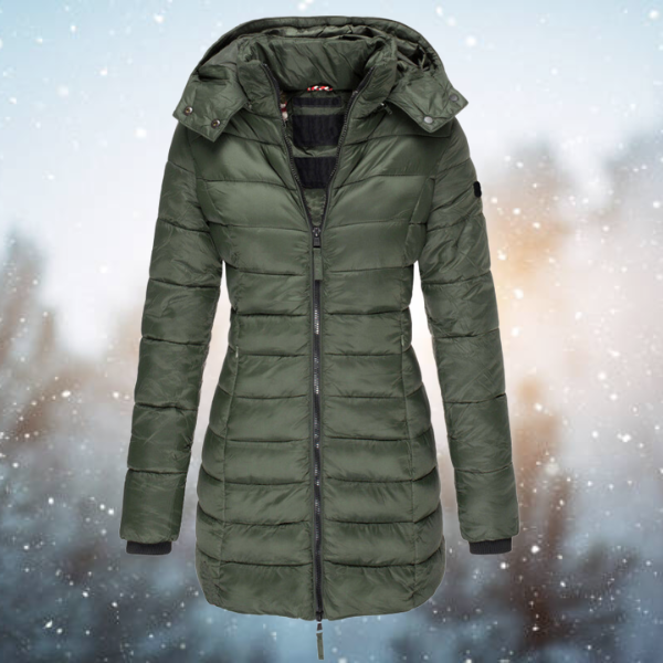 Isla | Women's Longline Hooded Puffer Jacket