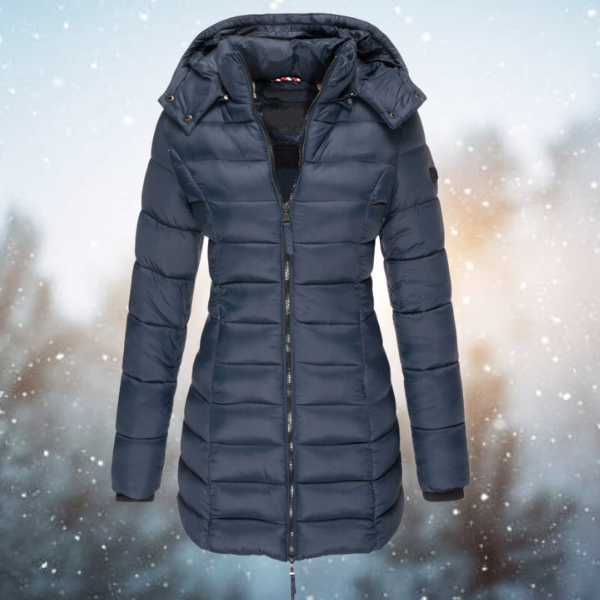 Isla | Women's Longline Hooded Puffer Jacket