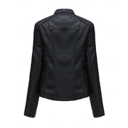 Vespera | Women's Faux Leather Jacket