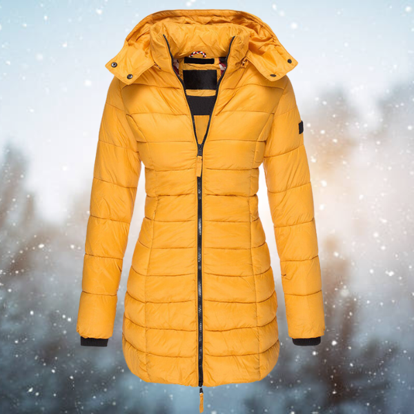 Isla | Women's Longline Hooded Puffer Jacket