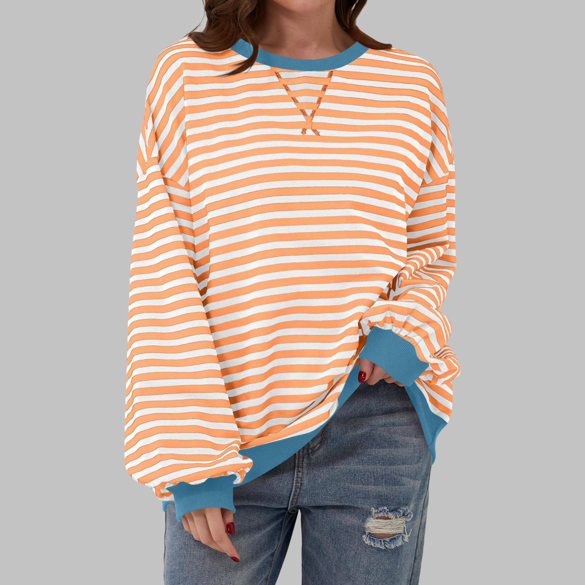 Lili | Women's Striped Sweatshirt