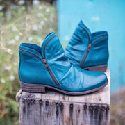 Anne | Side Zip-Up Ankle Boots