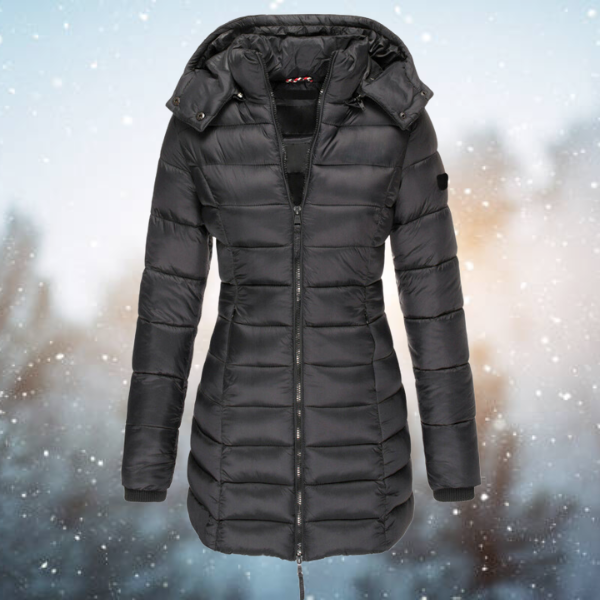 Isla | Women's Longline Hooded Puffer Jacket