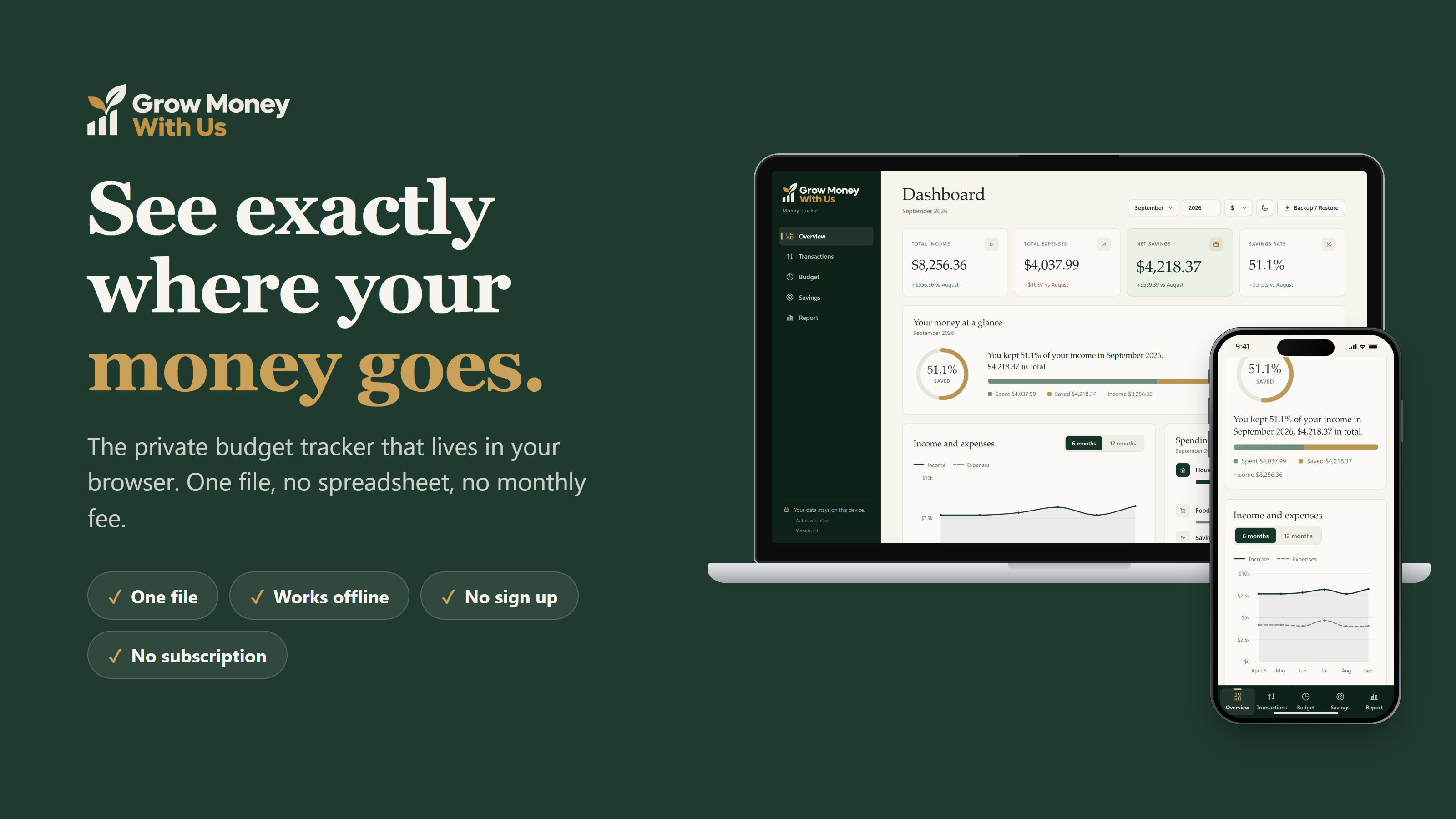 GrowMoneyWithUs-MoneyTracker
