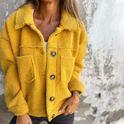 Matilda | Women's Borg Button-Up Shacket