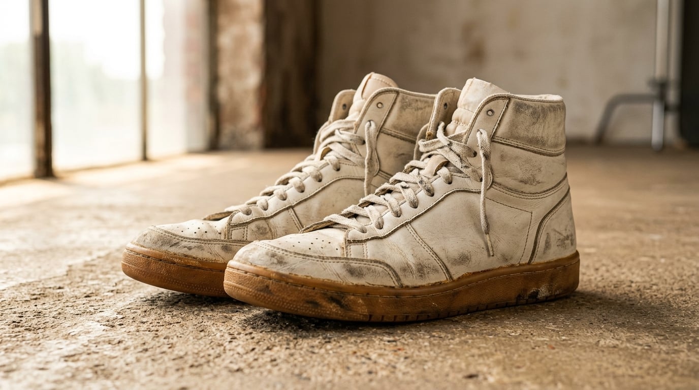 High-top de basketball vintage