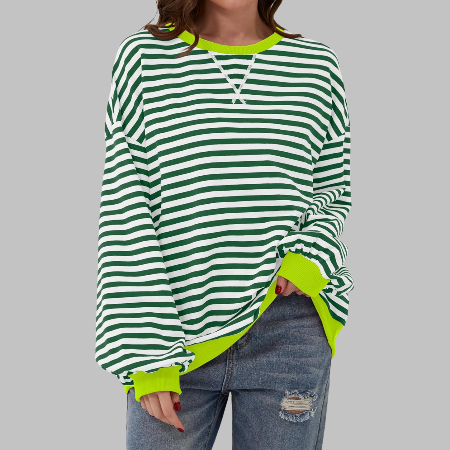 Lili | Women's Striped Sweatshirt