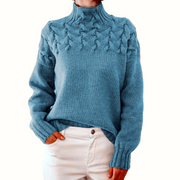 Jana | Women's Cable Knit Turtleneck Jumper