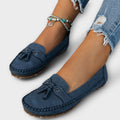 Paloma | Tassel Suede Loafers