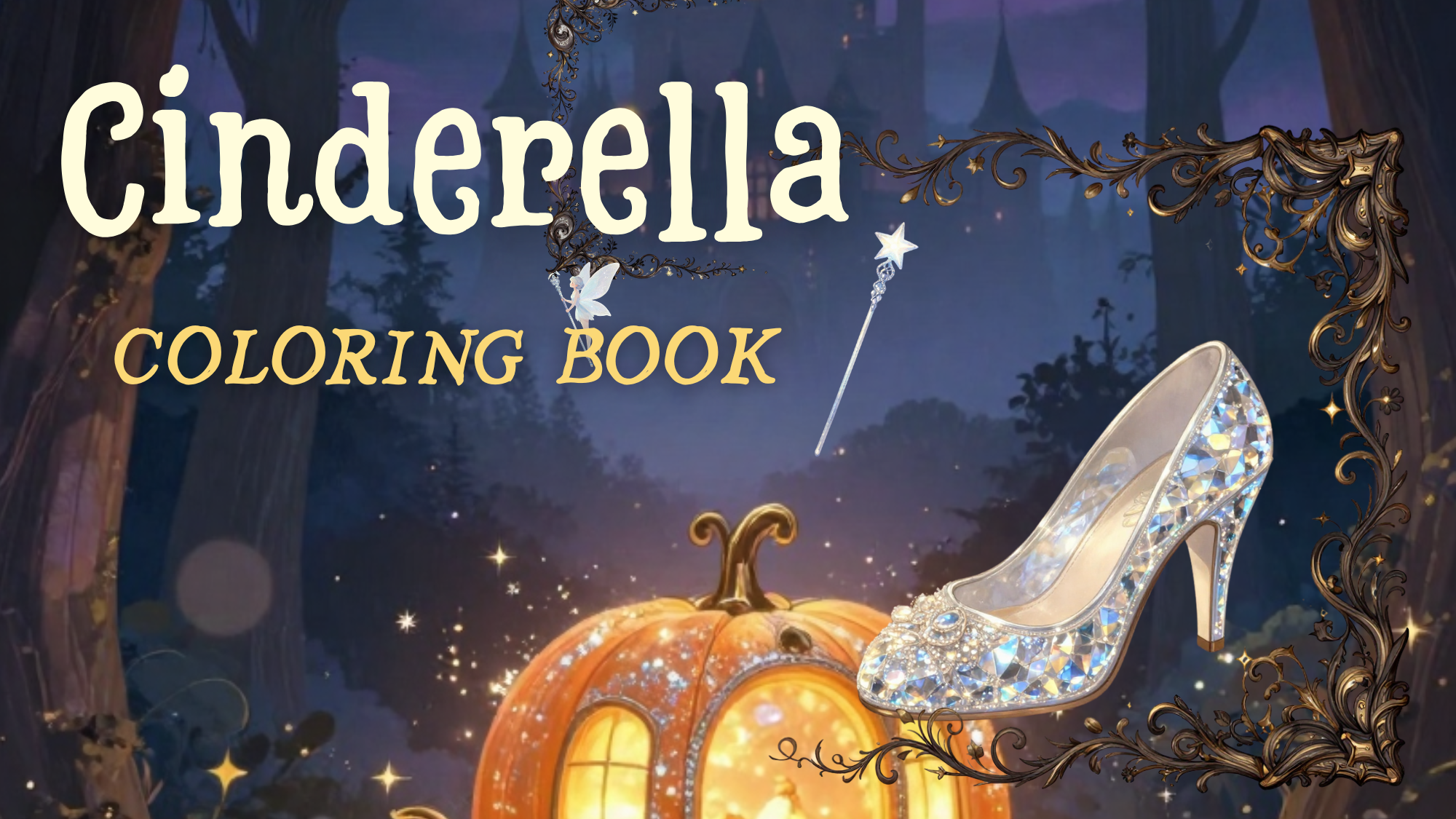 Cinderella Coloring Book for Kids