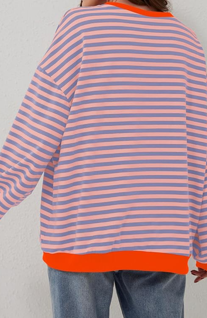 Marisol | Women's Striped Long Sleeve Top