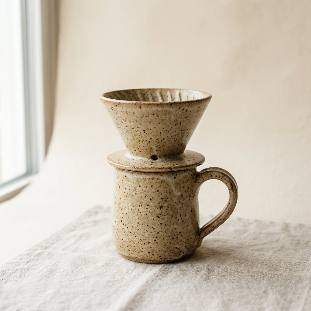 Stoneware Pour-Over Mug