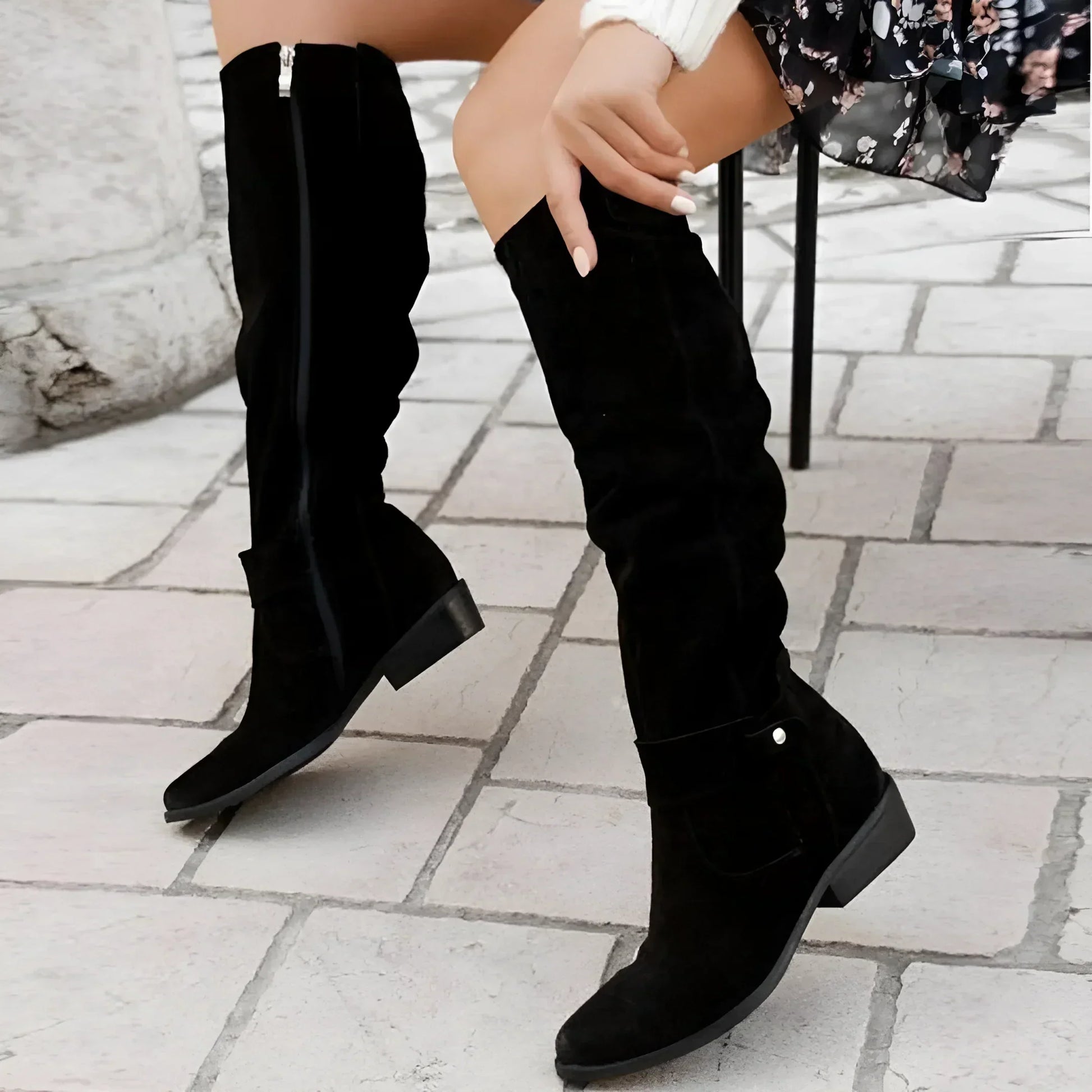Rosa | Women's Slouchy Knee-High Boots
