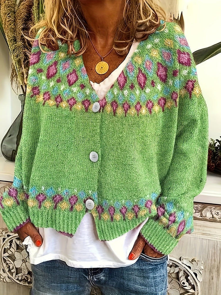 Tina | Women's Fair Isle Cardigan