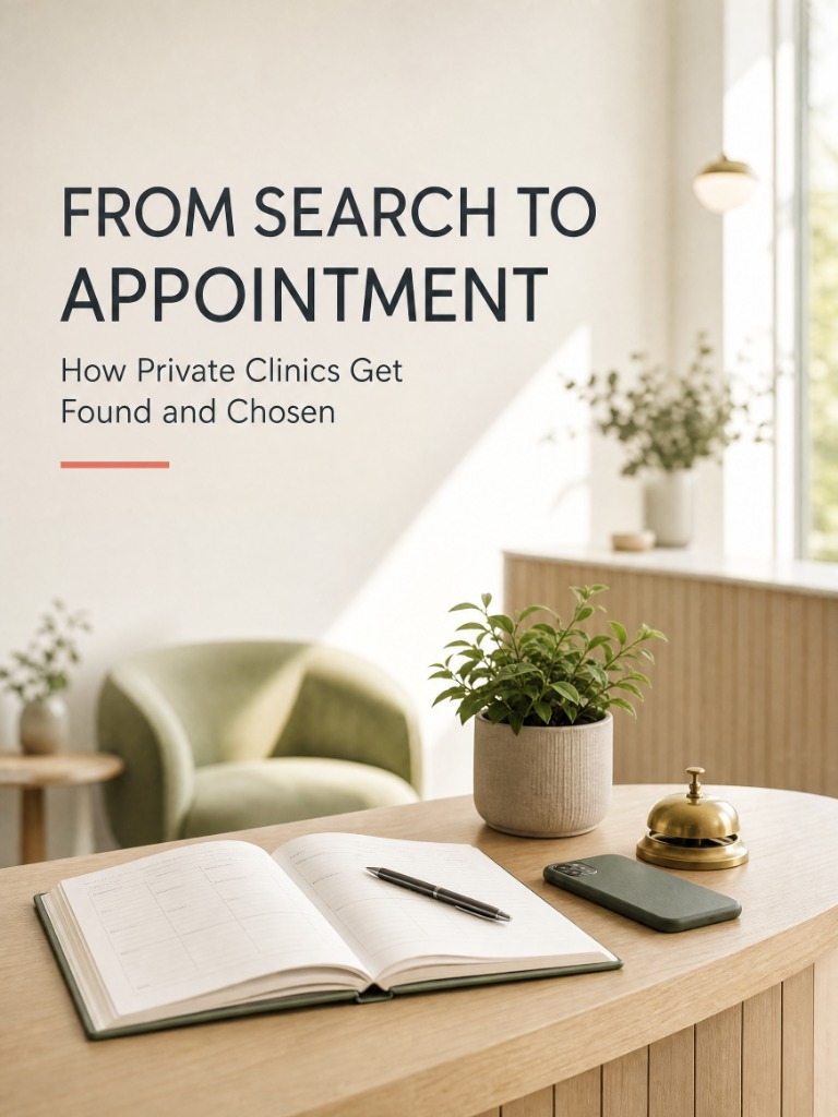 From Search to Appointment: How Private Clinics Get Found and Chosen
