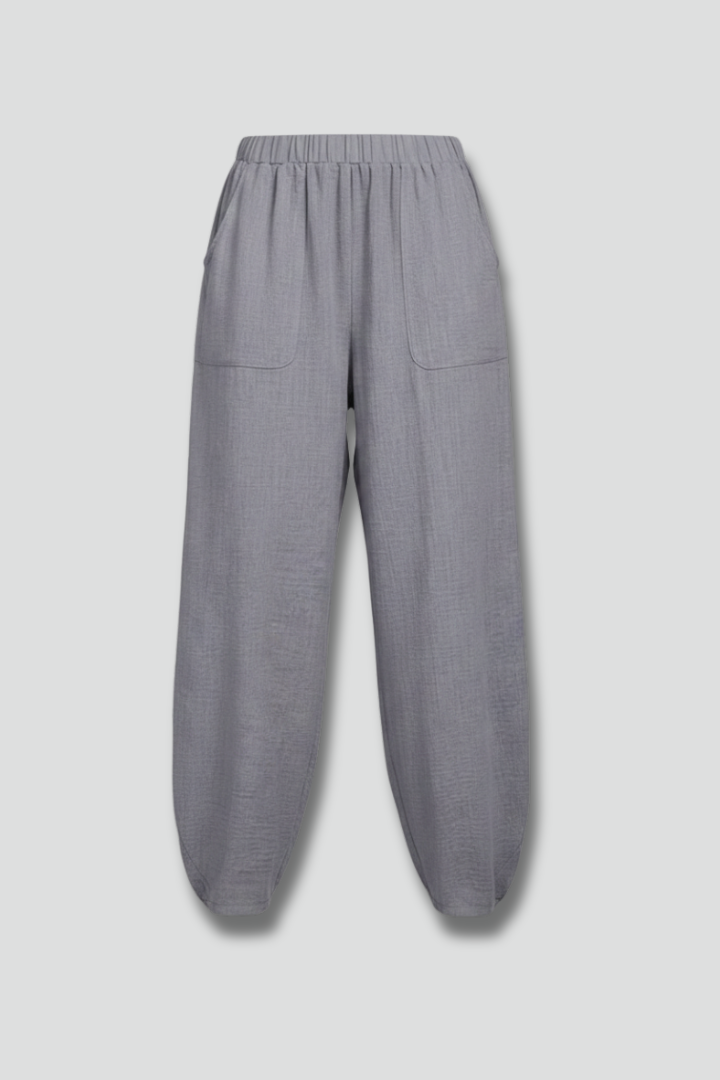 Beatrice | Tapered Fit Wide Leg Trousers