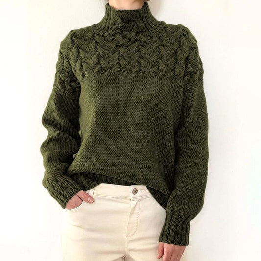 Jana | Women's Cable Knit Turtleneck Jumper