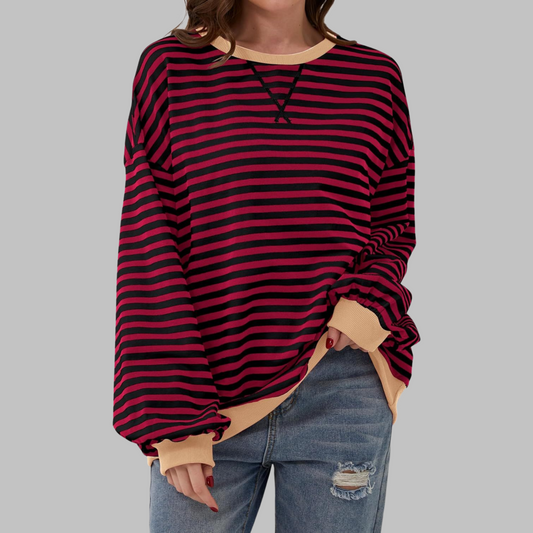 Lili | Women's Striped Sweatshirt