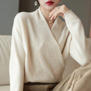 Wren | Wrap Front Knitted Top
