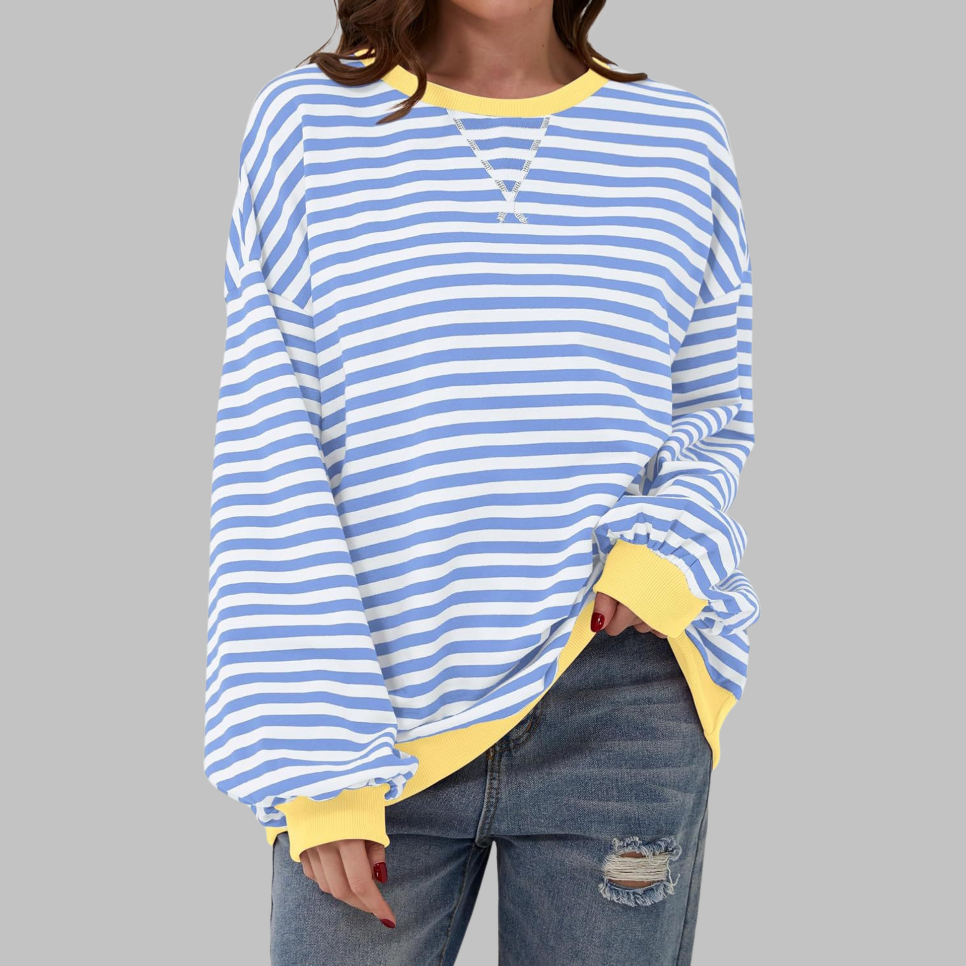 Lili | Women's Striped Sweatshirt