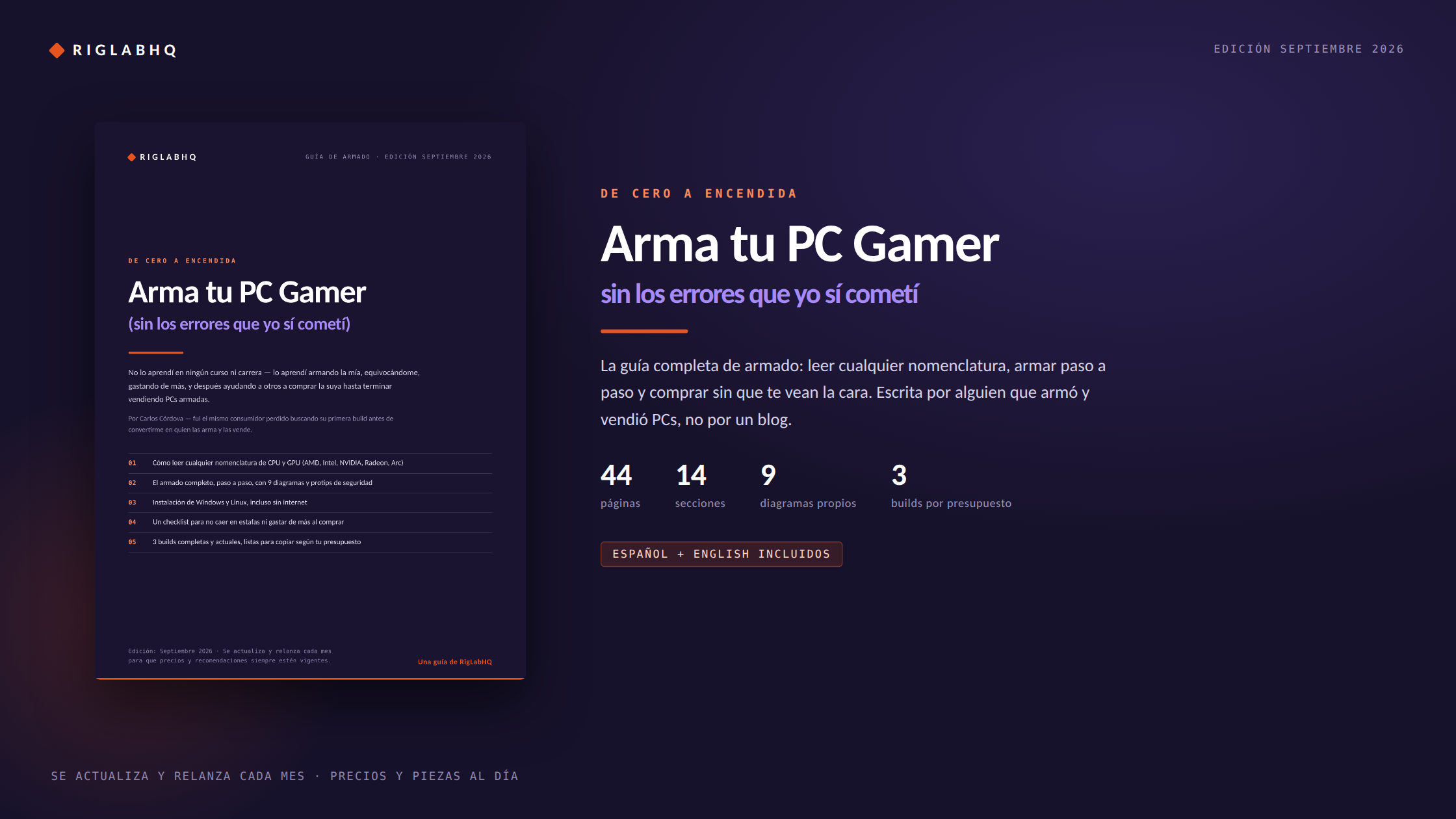 Arma tu propia PC Gamer (Sin los errores que yo cometí)