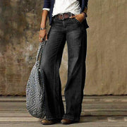 Magy | Women's High Waist Wide Leg Jeans