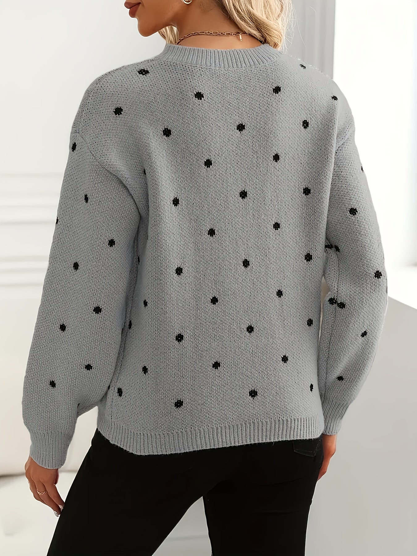Michele | Women's Polka Dot Jumper