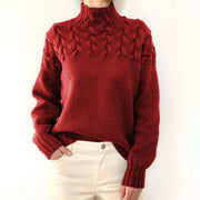 Jana | Women's Cable Knit Turtleneck Jumper