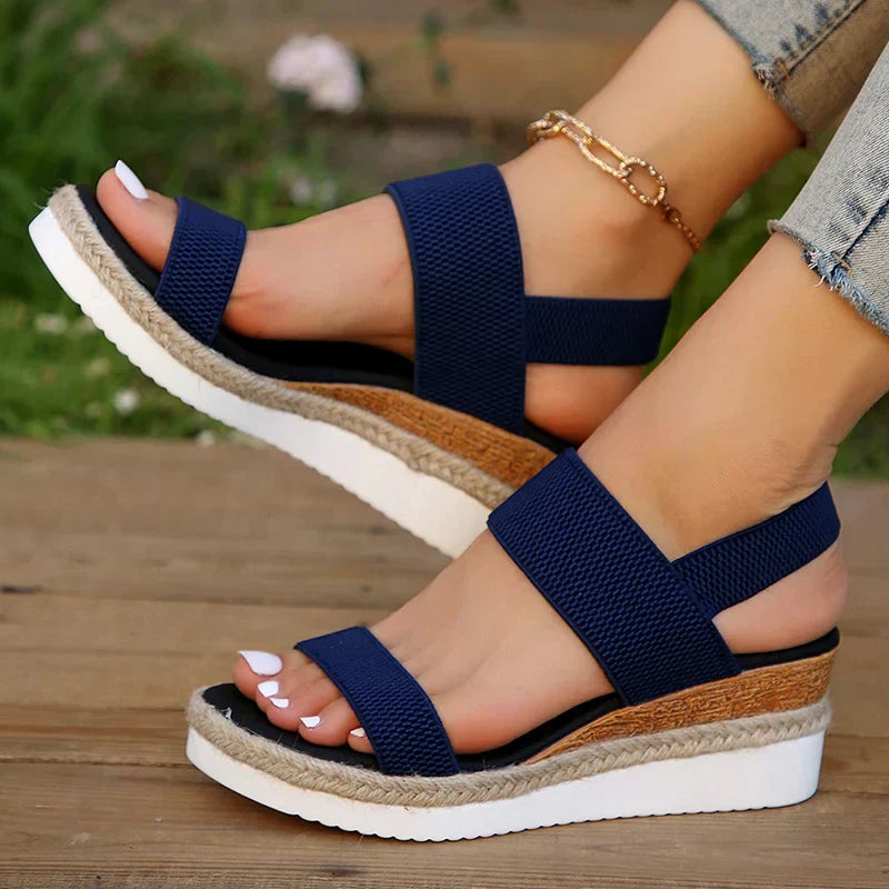 Morocco Woven Platform Sandals