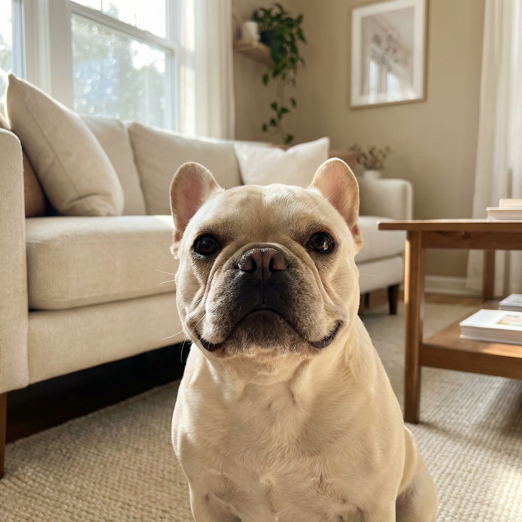 Healthy happy French Bulldog
