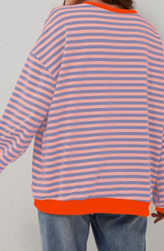 Marisol | Women's Striped Long Sleeve Top