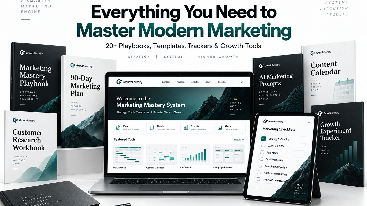 GrowthFoundry: Marketing Mastery System