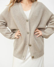 Pia | Women's Ribbed Cardigan