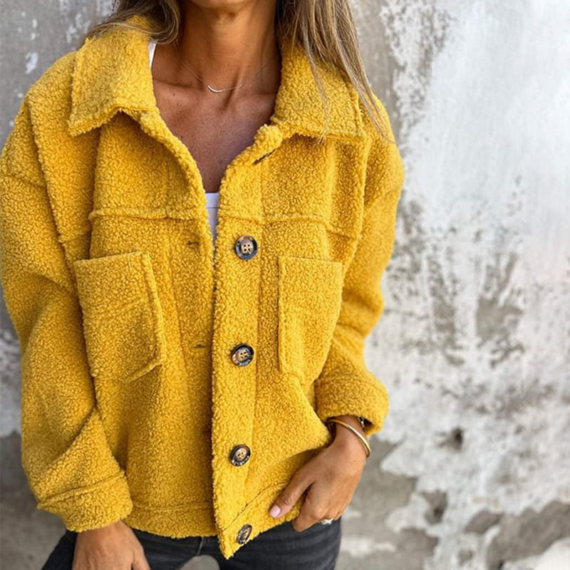 Matilda | Women's Borg Button-Up Shacket