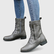 Philippa | Women's Lace Up Calf Boots