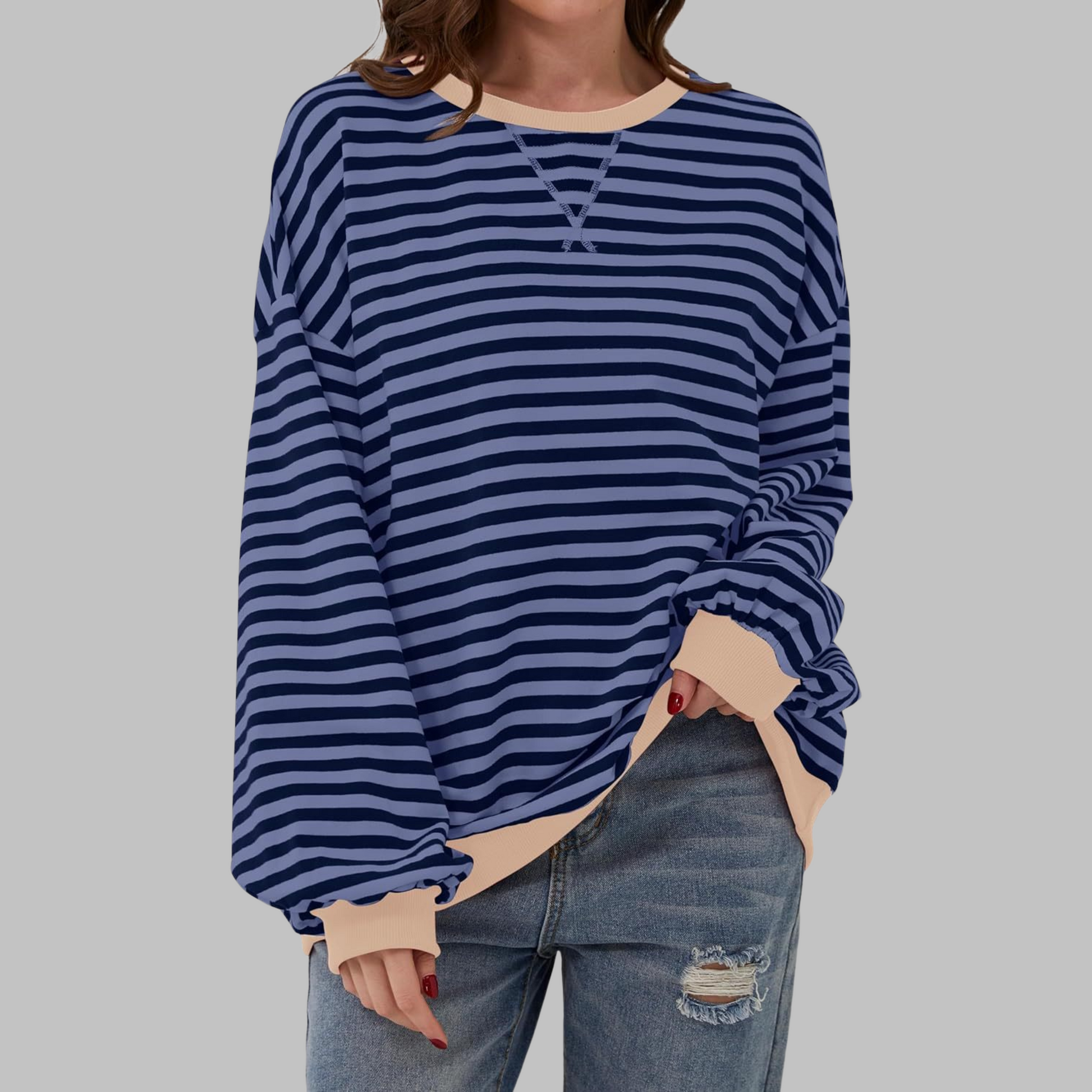 Lili | Women's Striped Sweatshirt