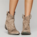Willow | Women's Faux Suede Western Ankle Boots