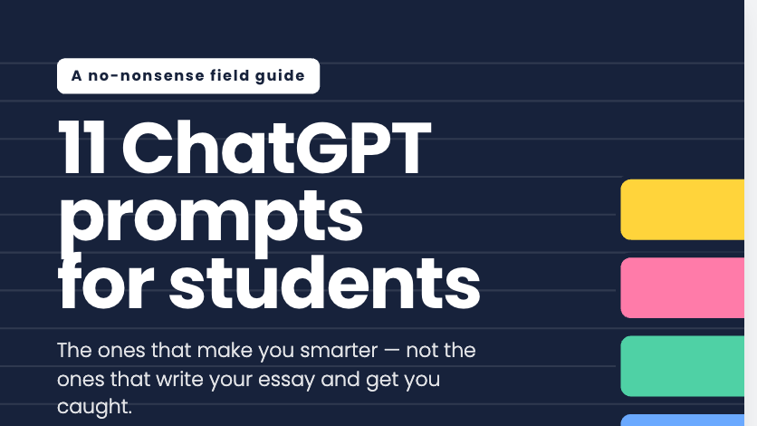 11 ChatGPT Prompts for Students