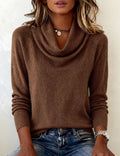 Isadora | Women's Cowl Neck Knit Jumper